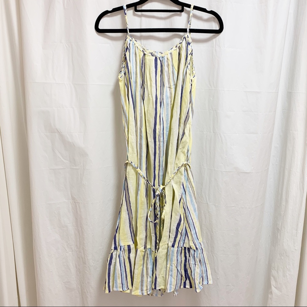 Easel Ash & Antler Yellow & Blue Summer Sun Dress